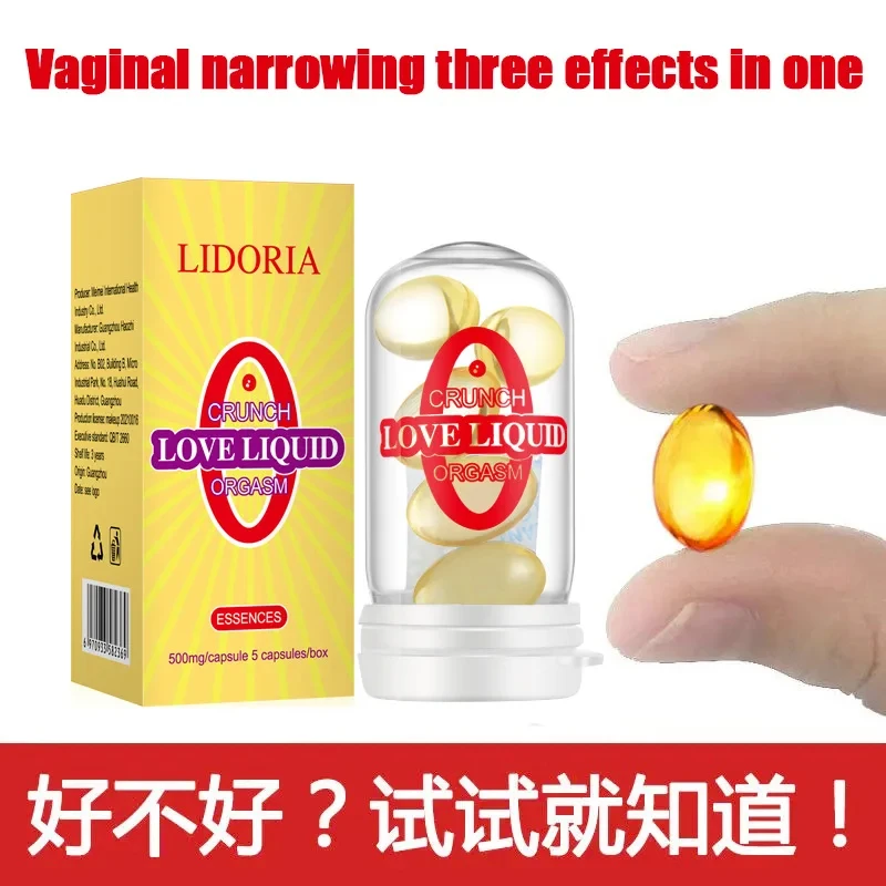 

5 Capsules Women Strong Orgasm Gel Female Libido Enhancer Sex Vagina Stimulant Intense Exciter Enhance Climax Tight Oil