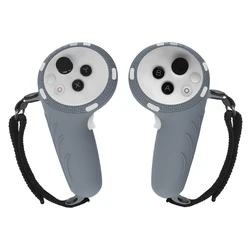 for Pico 4 Ultra Controller Handle Protection Grip Cover Controller Silicone Cover Game Accessories Gray White