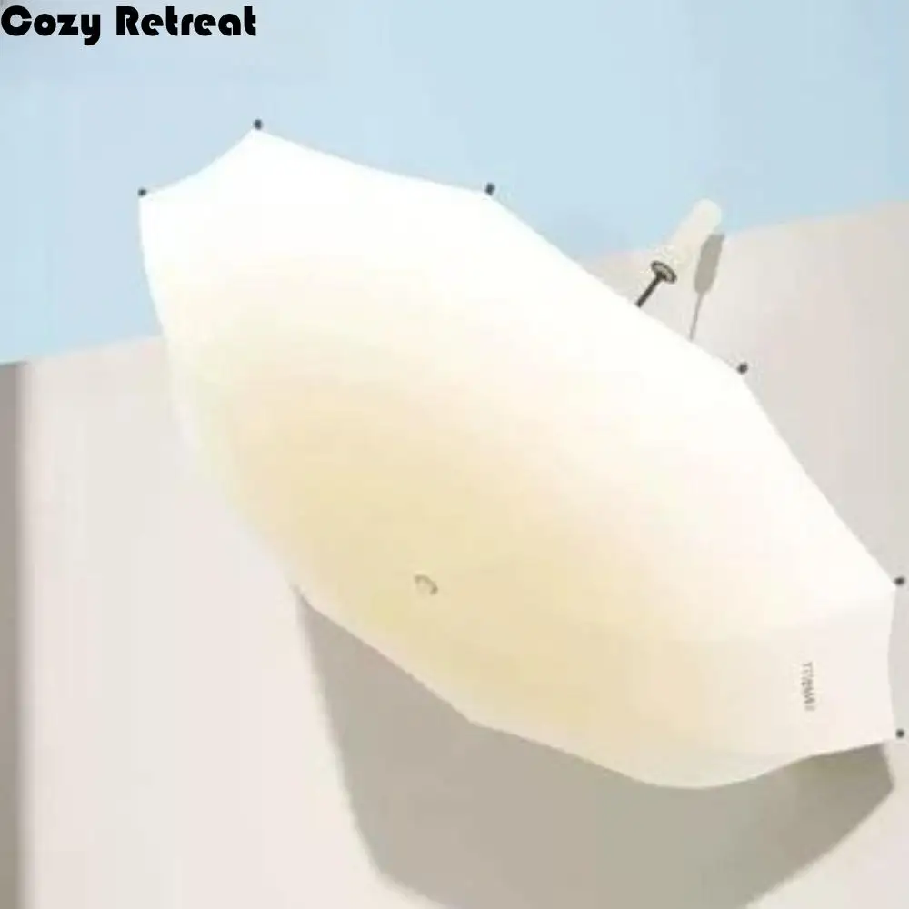 

Durable Double Keel Automatic Umbrella Folding Gradient Color Rain Umbrella Parasol Windproof Vinyl Folding Umbrella Travel