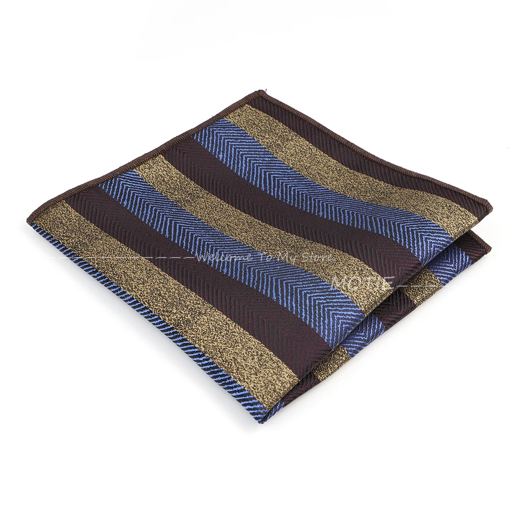 Cashew Flower Polyester Pocket Square for Men