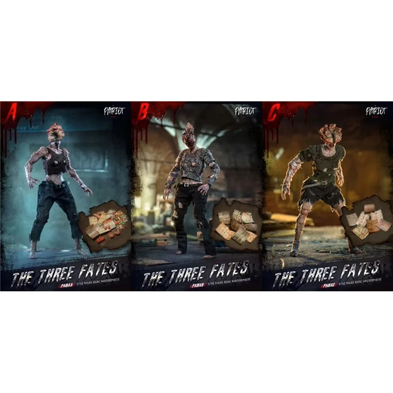 In Stock Original Patriot Studio The Last of Us Clicker The Three Fates Zombie 1/12 Movie Character Model Collection Toy Gift