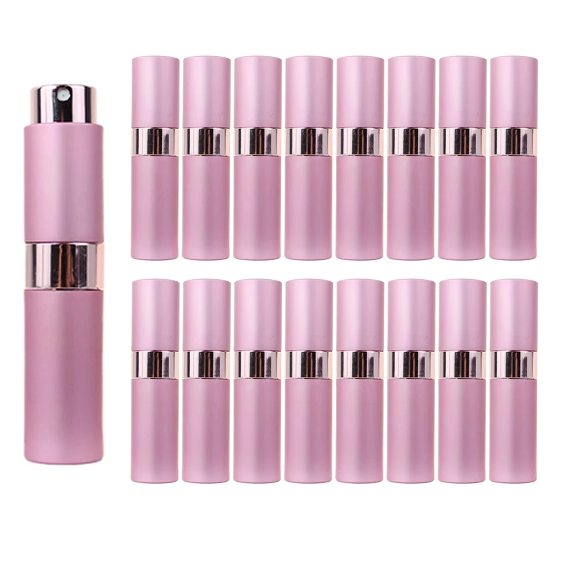 

6/16pcs Refillable Perfume Bottle 8ml Cosmetic Spray Bottle Rotating High-end Detachable Empty Bottle sub-bottle liner glass