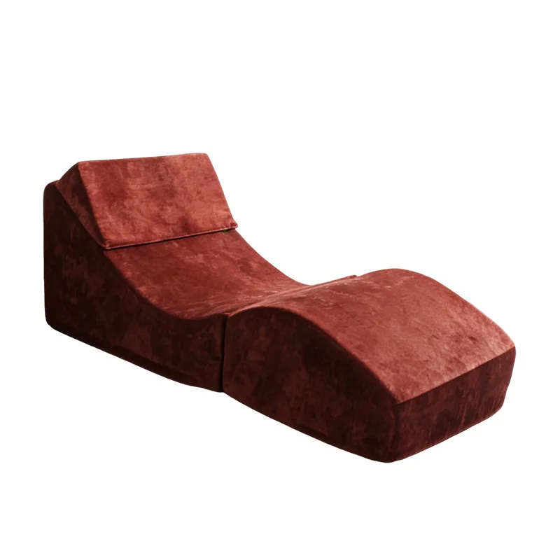 Vacuum compression sofa modern retro fabric living room small apartment simple folding lazy sofa bed