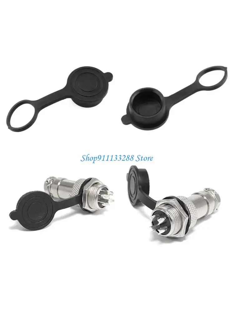 G88D GX12 GX16 20 Aviation Plug Waterproof Cover Dust Cap for 12/16/20mm Socket