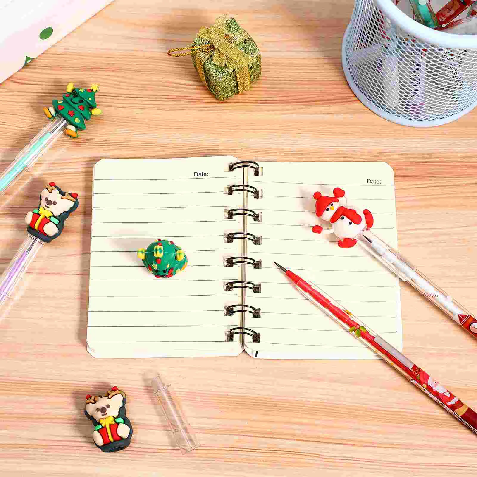 Stacking Tip Pencils Mechanical Cute with Eraser Christmas Bride Stackable Charcoal