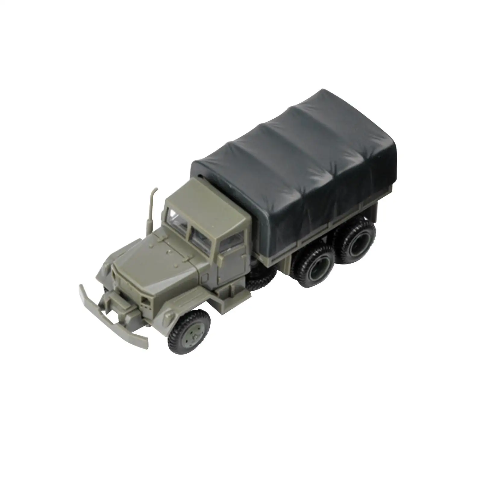 1/72 4D Assemble Truck Vehicle Model Toy, Micro Landscape Building Party Favors, Tabletop Decor Sand Table Scene