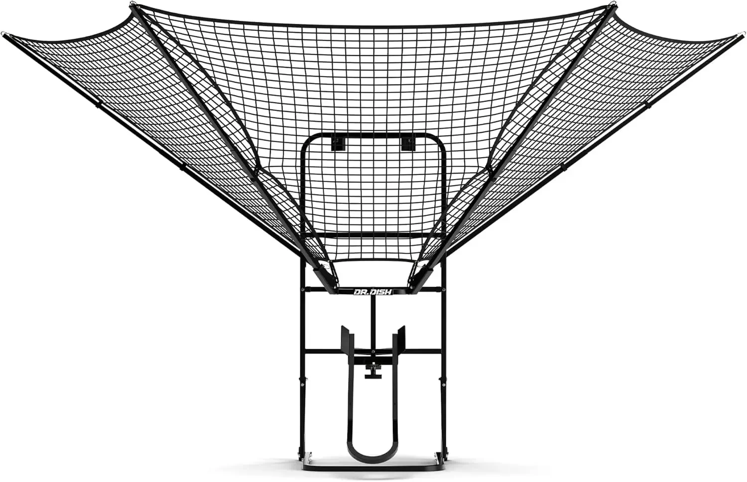 iC3 Basketball Rebounder Net Return System Portable Shot Trainer for Traditional Pole and Wall Mounted Hoops with Rotat