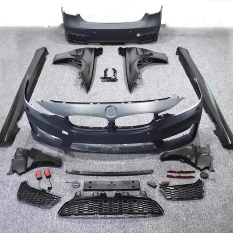 Car Modification M3 Large Surround Front Bars Rear Bars Middle Mesh Fender Kit