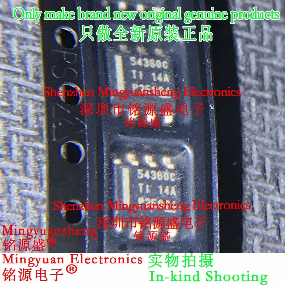 

Mingyuan Sheng Brand New Original Genuine Tps54360Bddar Tps54360Bdda Tps54360B Tps54360 Silk Screen Printing Word Making 54360C Package Sop8 Smd Patch Switch Voltage Regulator Ic Chip 1-100Pcs