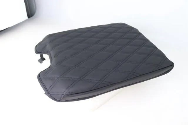 PU Leather Center Console Armrest Cover For Dodge Ram 1500 Jump Seat 2013-2018 Interior Protective Replacement Lid Pad