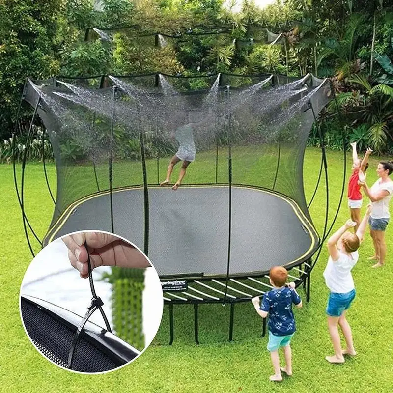 Trampoline Water Sprinkler Multifunctional Trampoline Sprinkler Outside Water Sprinkler Fun Garden Water Entertainment Spray