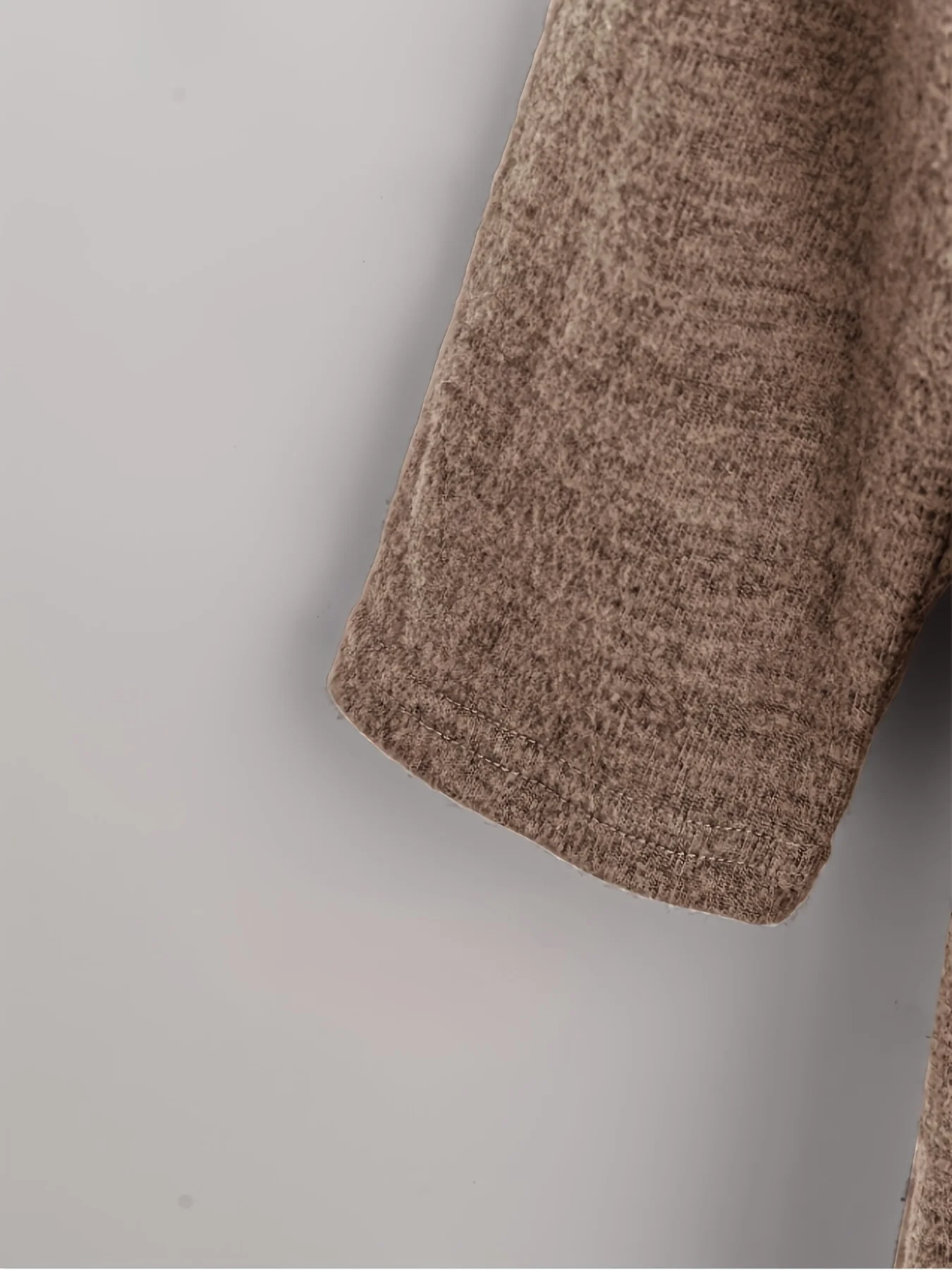 فستان كشمير فرنسي أوروبي وأمريكي عبر الحدود لخريف وشتاء 2025 فستان نسائي فضفاض بأكمام طويلة ورقبة دائرية غير رسمية متوسطة #3