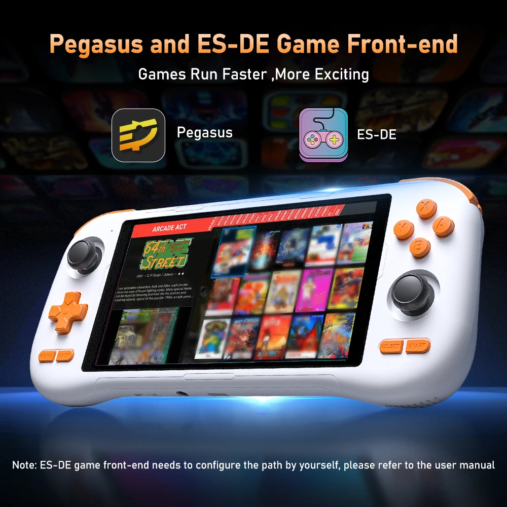 Портативная игровая консоль K56, 5,5-дюймовый сенсорный экран IPS с 50 эмуляторами до 27 000+ ретро-игр для DC/MAME/SS/Arcade/3DS/PSX/PSP