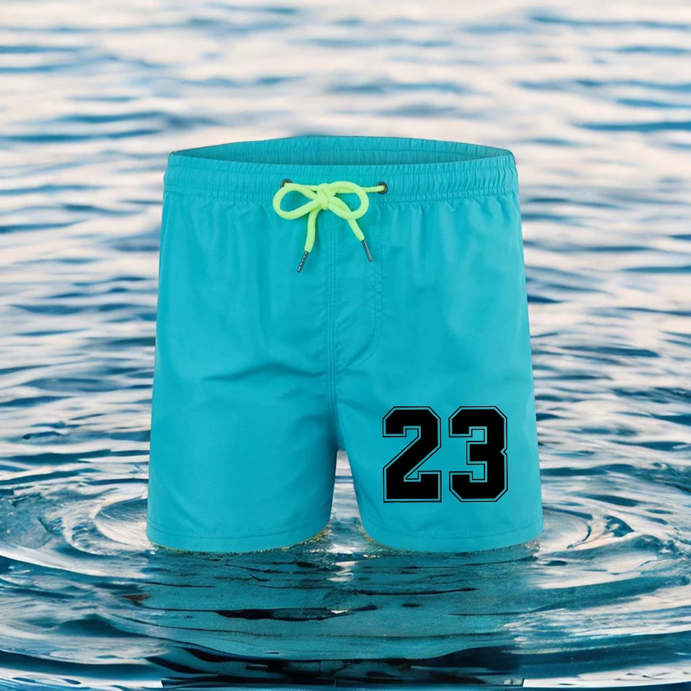 Summer men's sports shorts smiling face printing Breathable quick drying short for man outdoor pant Men's clothing short de bain