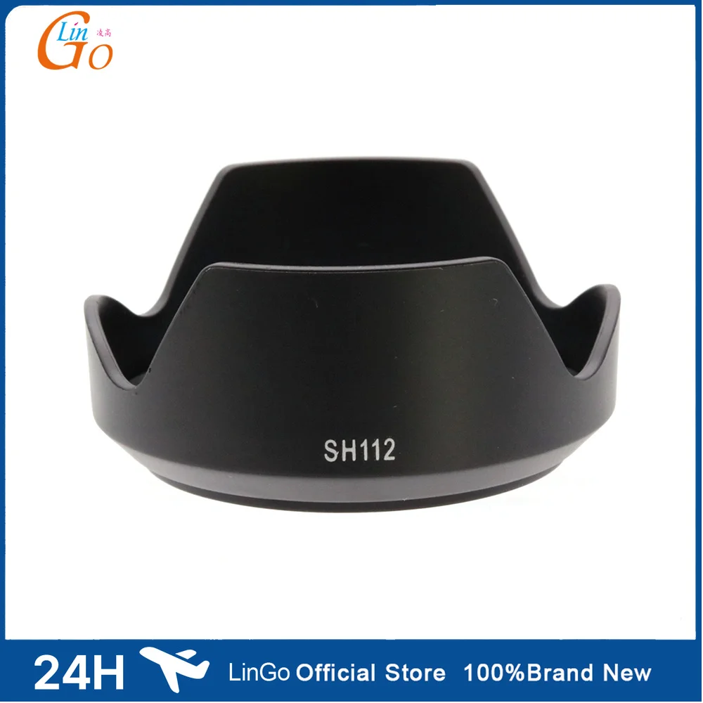 LinGo 49mm Lens Hood Replacement Compatible with ALC-SH112 for Sony E-Mount 16mm f/2.8 & 18-55mm f/3.5-5.6 NEX Camera
