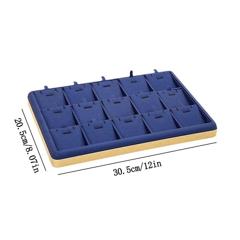 ستوكات مجوهرات عرض صينية مجوهرات تخزين البليت لقلادة الإسورة حلقة القرط سوار مكافحة صينية تخزين #6