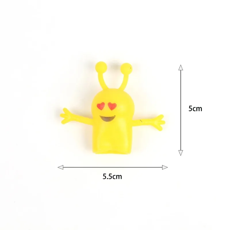 Kawaii Neuheit TPR Kunststoff Nette Ausdruck Handpuppen Kinder Kinder Finger Puppen Spielzeug Eltern Storytelling Requisiten Spielzeug Geschenk