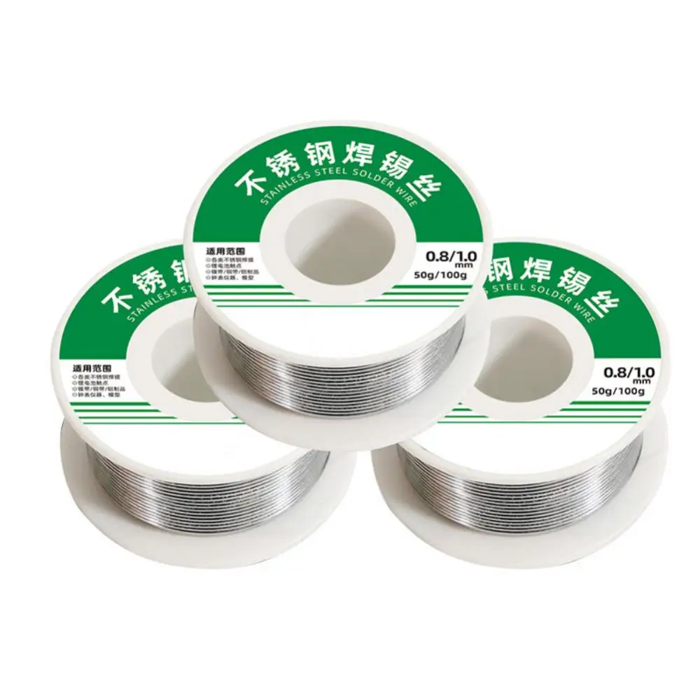 Flux Soldering Wire Stainless Steel Lighter Solder Wire Diameter Disposable Low Temperature Nickel Aluminum Flux For Soldering