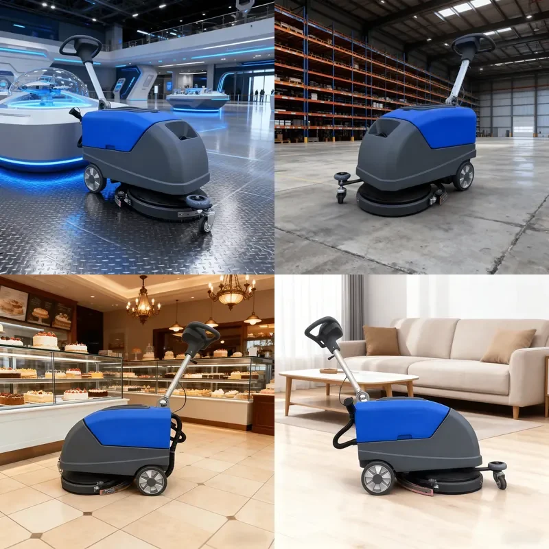 for Industrial Electric Plastic Vacuum Cleaner Floor Dryer Dust Cleaner 220V 700W New 1600/h Hotel Factory