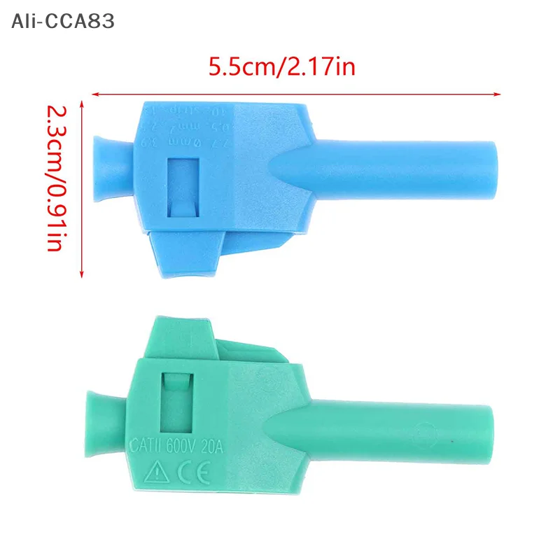 (YY) 1Pc 2025 Novo Multímetro Teste Cabos Plugue de Conexão Rápida 4mm Lanterna Cabeça de Soldagem Soquete de Fiação Livre Sem Conector de Multímetro