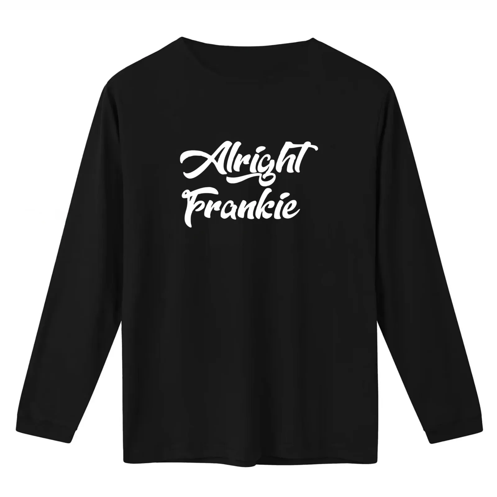 BEST SELLER - Alright Frankie Merchandise T-Shirt Summer Casual Cotton Tee Oversized Streetwear Tops Vintage Graphic Print