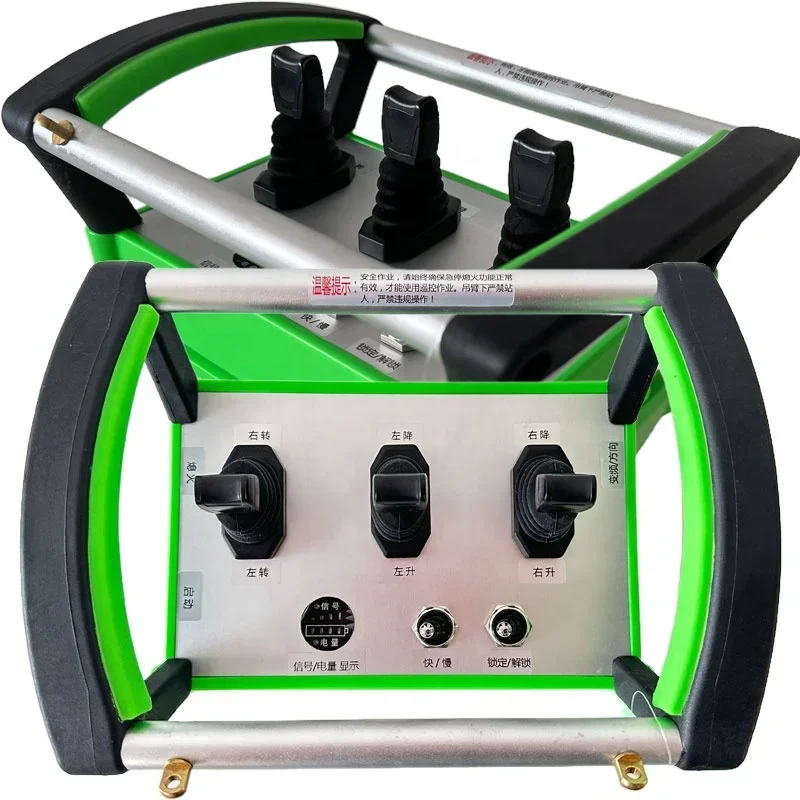 プロ仕様工場供給 ワイヤレスリモコンクレーン 高感度精密制御 1年間保証 固定式 金属・プラスチック製