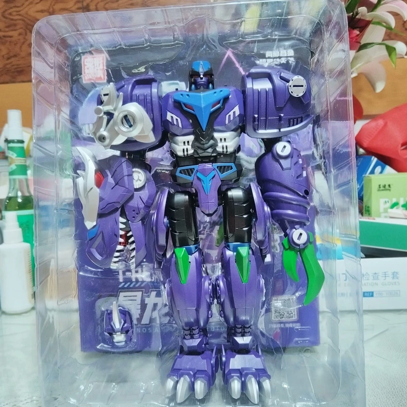 LiJiang XT-1611 التحول الطاغية T-REX ديناصور تشوه لعبة BW الوحش الحروب 24.5 سنتيمتر ألعاب شخصيات الحركة في الأوراق المالية #2