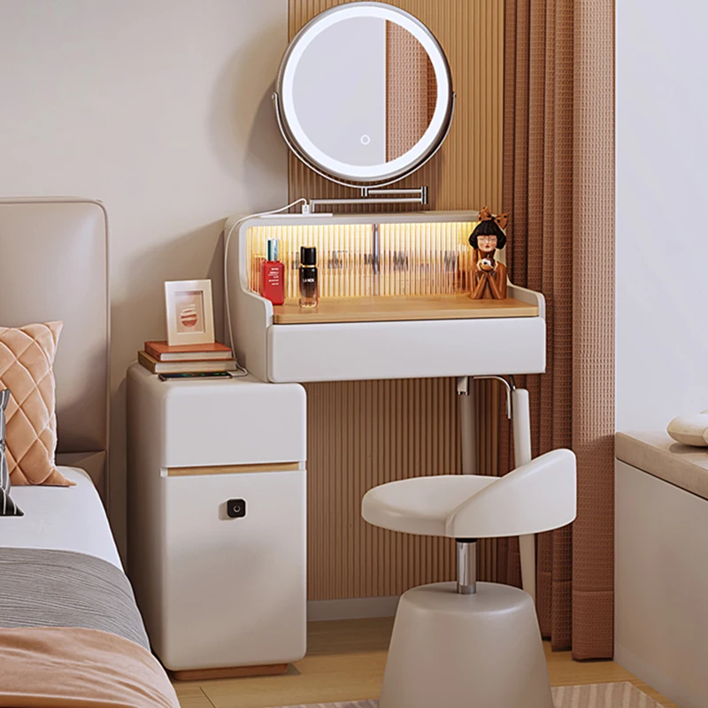 

Mini Girl Dressing Table Study Makeup Tool Chest White Modern Chair Dressing Table Bedroom Drawers Vestidores Trendy Furniture