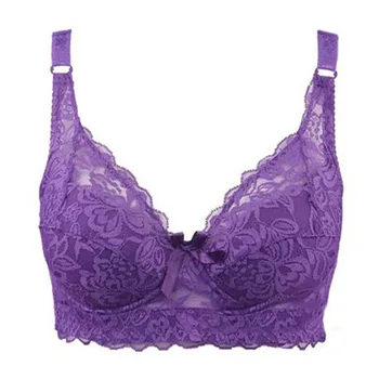Donne Sexy Bralette Biancheria Intima di Pizzo di Grandi Dimensioni Reggiseni Push Up 80CD-105CD Intimo Reggiseno di Pizzo Femminile Lingerie 42D 44D 46D soutien gorge
