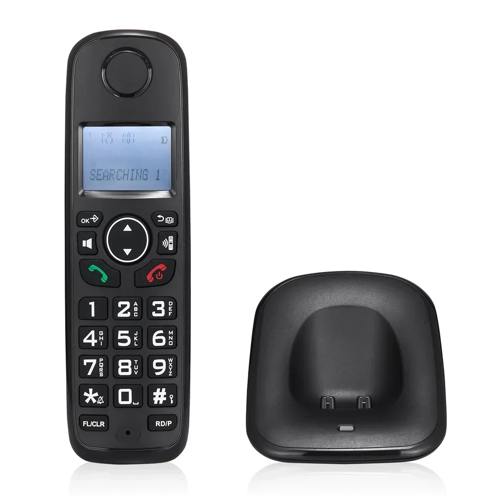 

LCD Caller ID Display Digital Cordless Telephone Wireless Home Phones Hand-Held Free Intercom Hands-Free Calling for Home Office