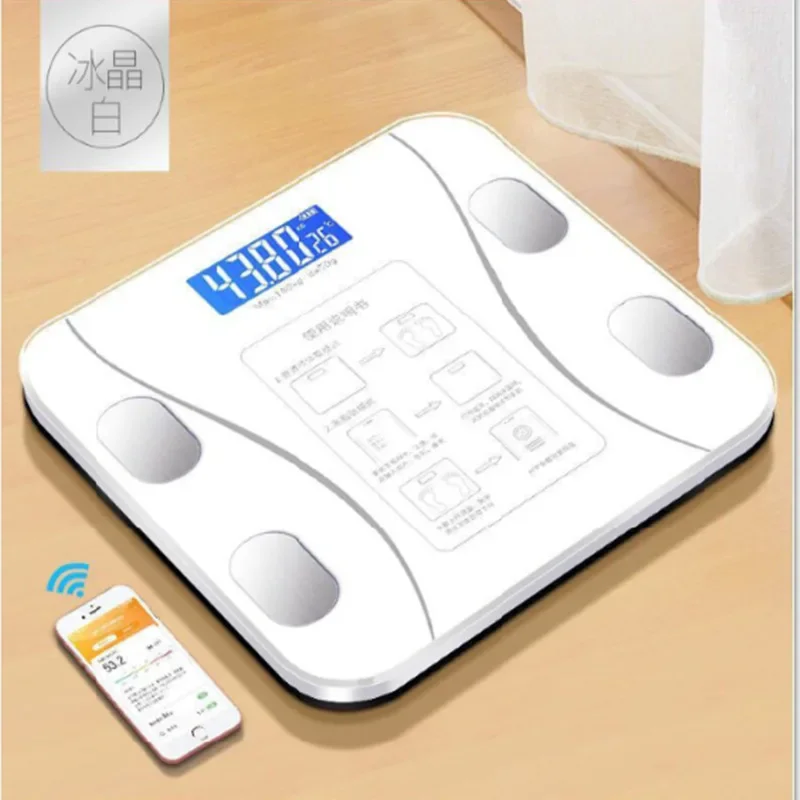 Electronic Bluetooth Weighing Scale Home Charging Healthy Body Scale Weight Scale Bascula