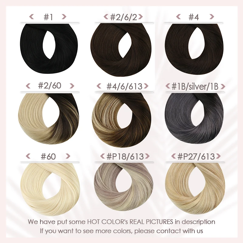 [15 Colors] Ugeat Micro Link Hair Extensions Human Hair 14-24" 1g/1s Machine Remy Hair 50g/100g Micro Bead Extensions Balayage