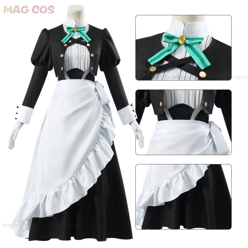 You are Ms. Servant Yuki Yuki Yokoya Xue Cosplay Costume Anime Wig Cosplay Halloween Party Cosplay Suit Maid Dress Women Clothes