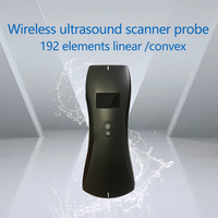 Wireless ultrasound scanner 192 elements probe 3 in 1 wifi portable color doppler  Pocket Android  ISO linear convex 2 head scan