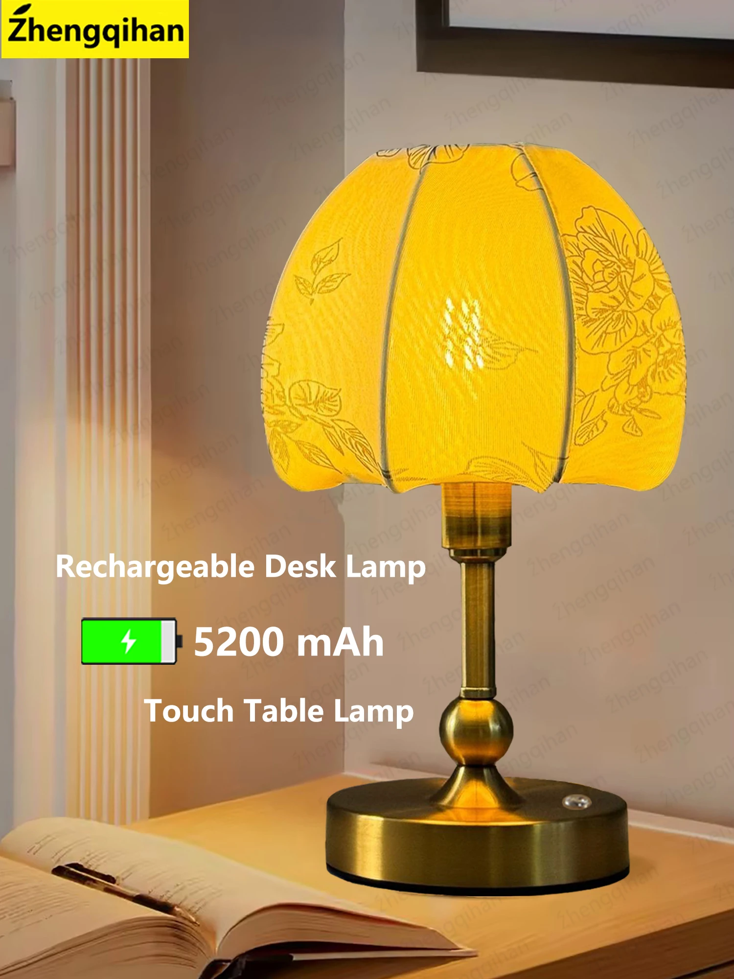 LED lampe de Table capteur tactile bureau veilleuse Rechargeable sans fil lampe de lecture pour Restaurant hôtel Bar chambre décor lumière