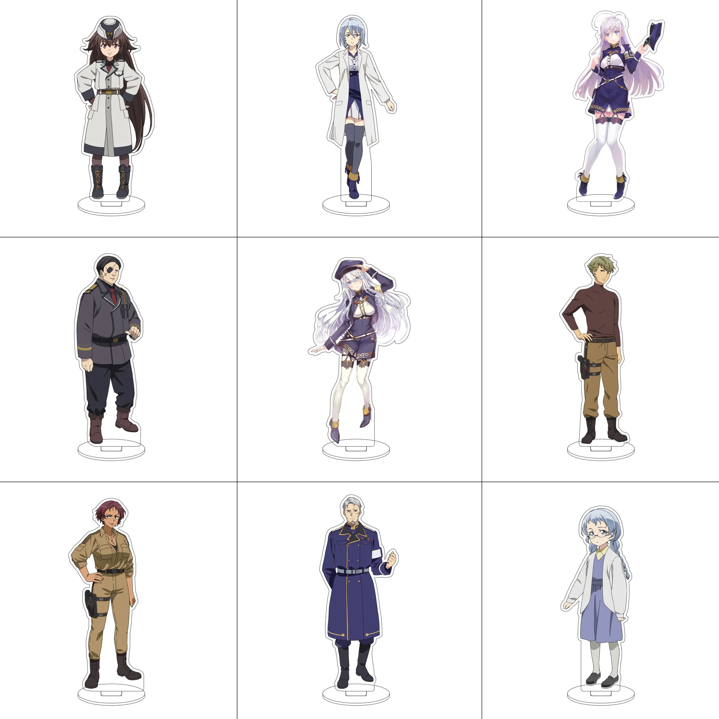 Anime 86 Eighty-Six Acrylic Stand Ornaments Leki·Michihi Shinei Nouzen Guns linger Vladilena Milizé Figure Stand Halloween Gifts