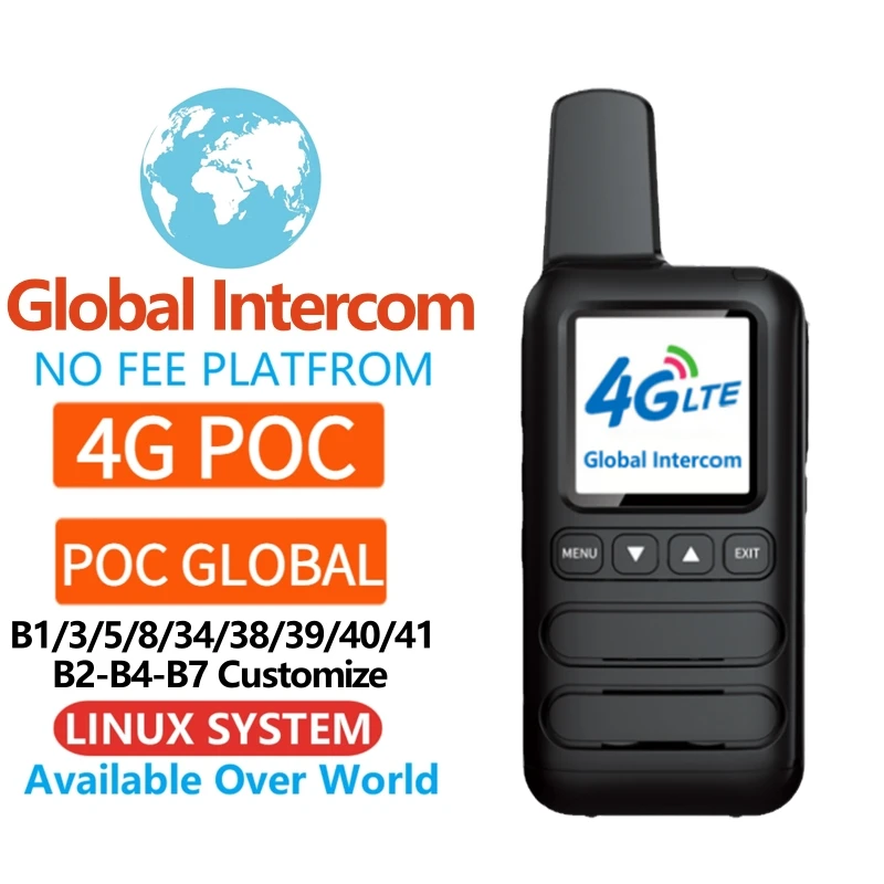 

Global 4G public network walkie-talkie Small portable hand-held commercial civil professional two-way outdoor walkie-talkie