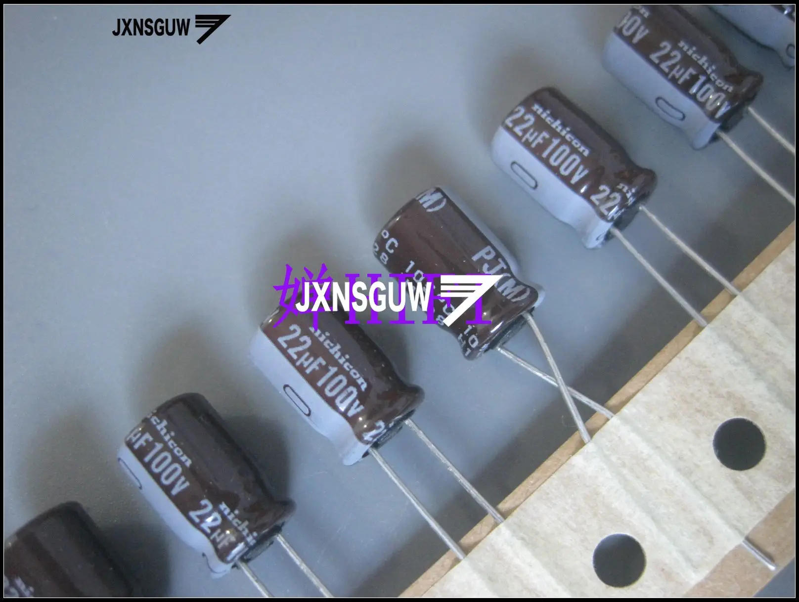 

50PCS/lot original NICHICON PJ 100V22UF 8X11.5MM 22UF 100V Aluminum electrolytic capacitor 105c UPJ2A220MPD1TD free shipping
