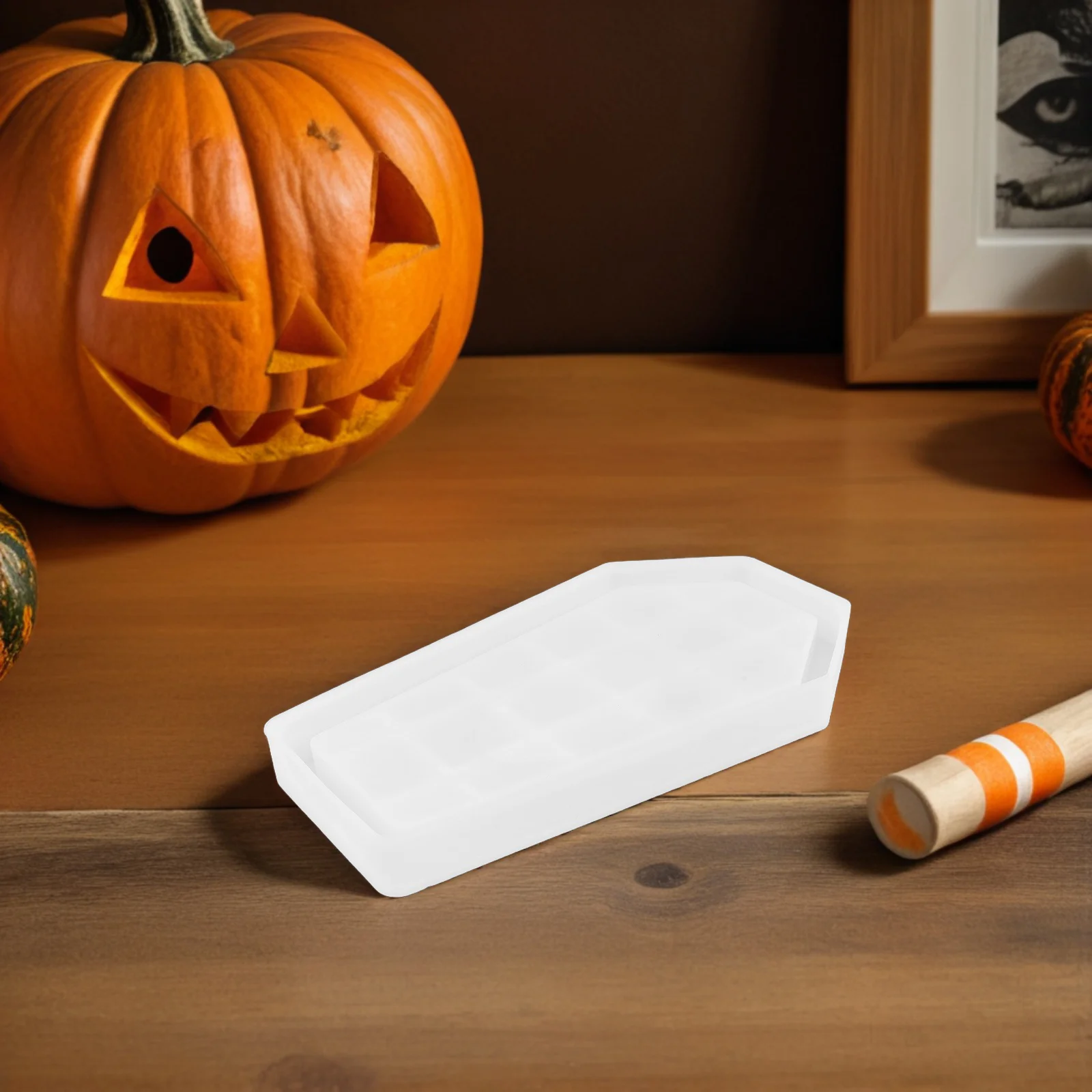 

Силиконовая форма для гроба, форма для эпоксидной смолы, сделай сам, коробка для безделушек, контейнер для хранения, держатель для ювелирных изделий, декор для Хэллоуина, держатель для гроба