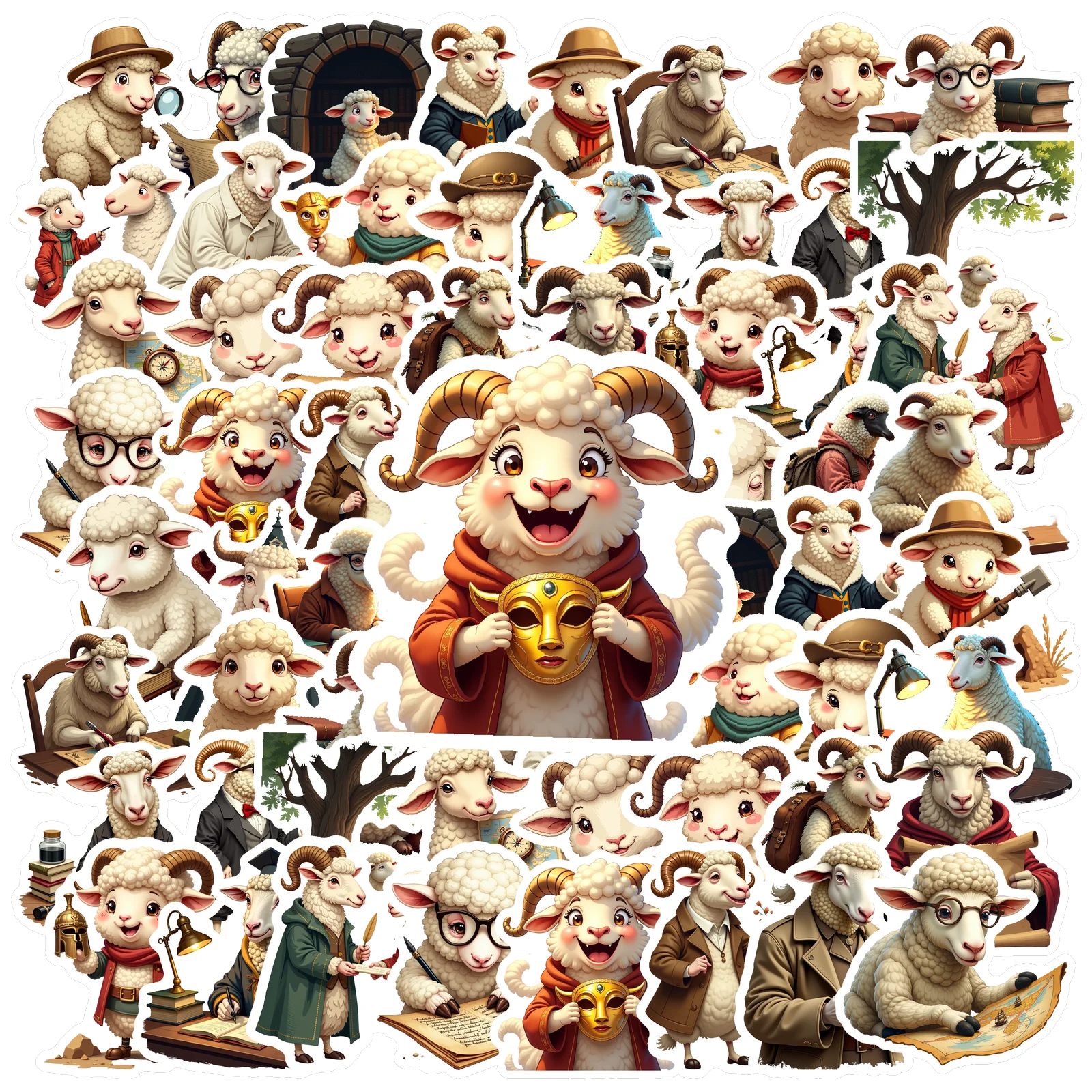 35pcs-100pcs Charming Stickers Cute Stickers Animal Stickers For Notebook Luggage Mobile Phone Cup Laptop DIY