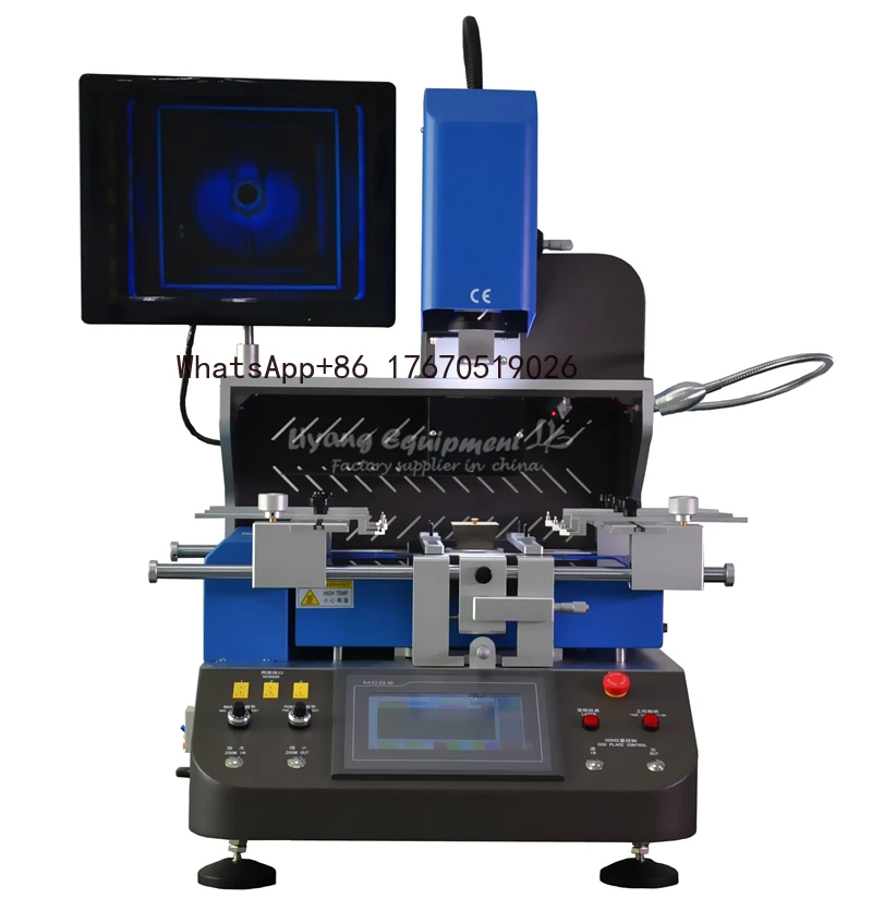 G750 Automatic BGA Rework Station 220V 5200W Blue Black Repairing Machine for Laptops Game Consoles Welding Equipment Genre