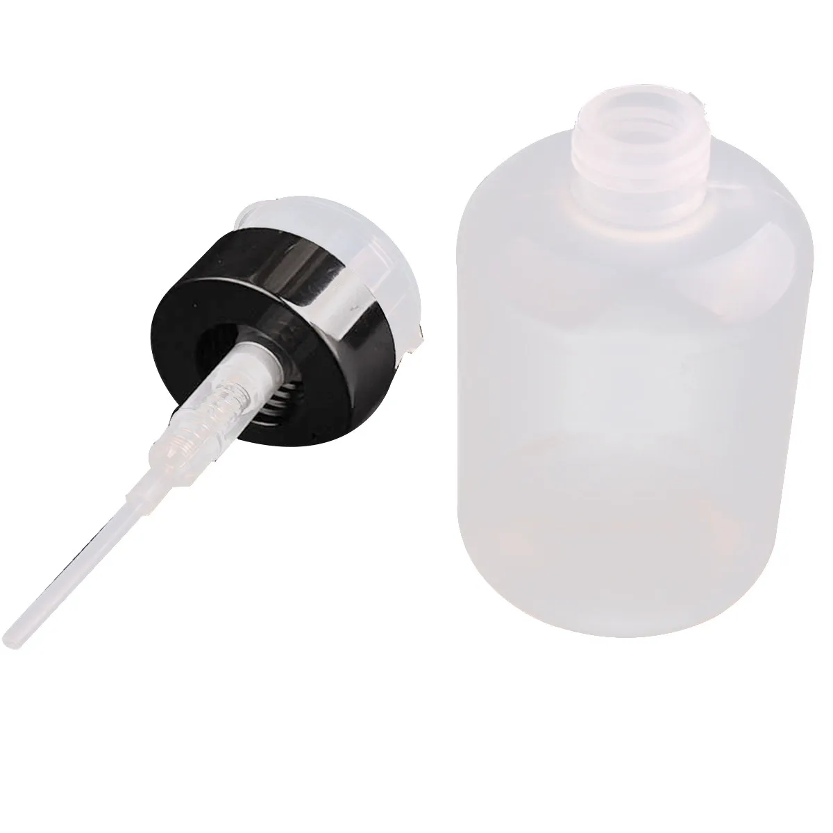 220Ml Nail Polish Remover Press Bottle with Lockable Pump Subpackage Toner Or Remover Quick Easy Sanitary Liquid Dispenser