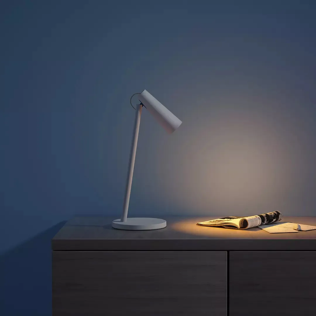 XIAOMI Intelligent Charging Table Lamp LED USB Read Desk Lamp Study Office Table Light Portable Bedside Night Light 120 Rotation