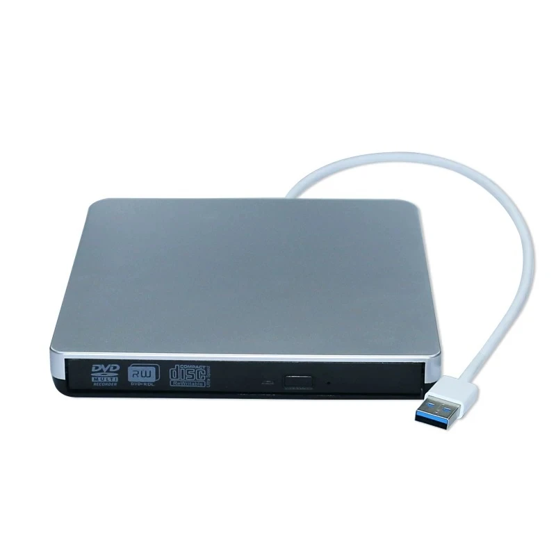 USB3.0 External DVD Rewriter Portable Optical Drive for Laptop Desktop PC