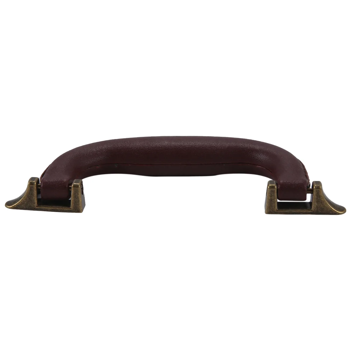 ABQR – boîte à instruments de musique pour guitare en cuir marron, boîte à outils pour bagages, poignée de boîtier de chariot