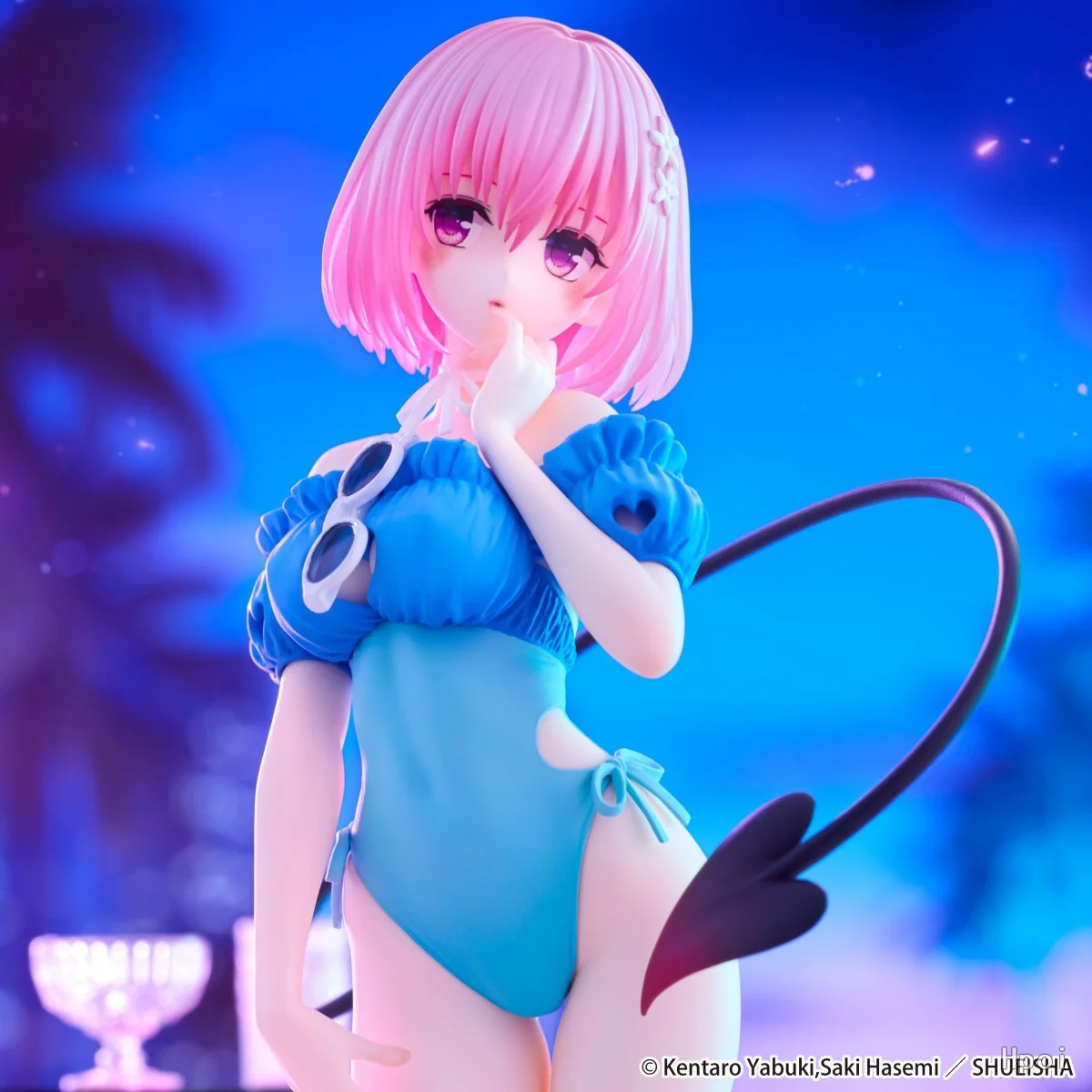 

Оригинальная аниме-фигурка Momo Belia Deviluke из To Love Ru Darkness, 19 см, в купальнике, серия Tti, для коллекции и демонстрации на рабочем столе