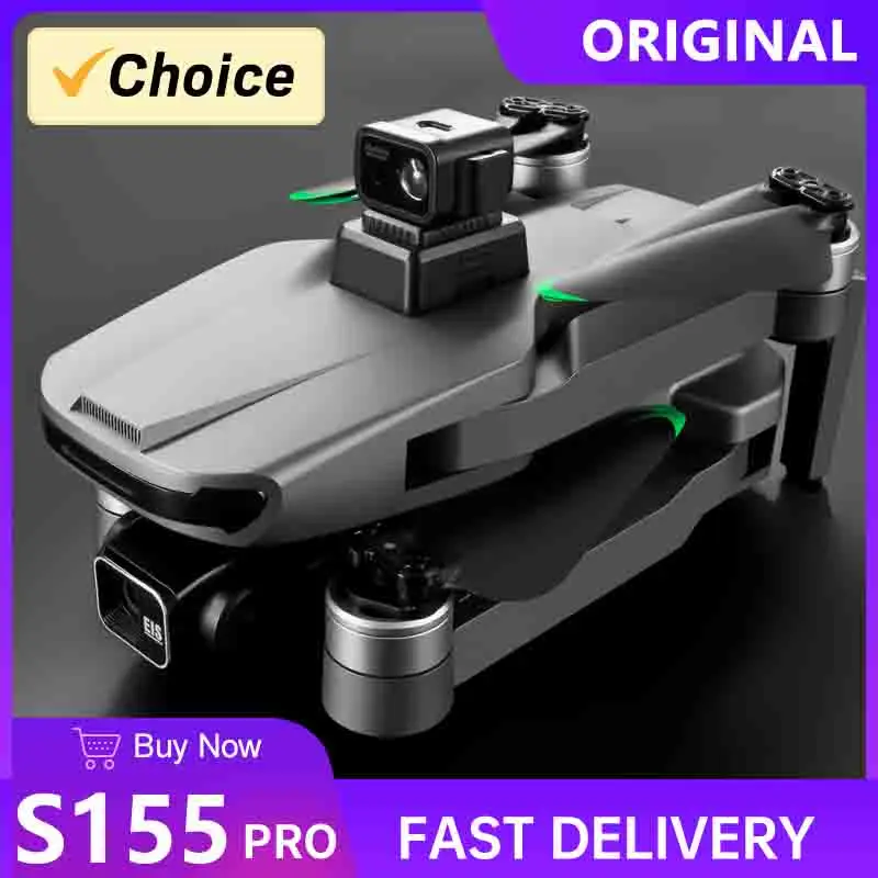 

S155 Drone 8K Professional Obstacle Avoidance 4K Camera GPS5G Brushless Quadcopter FPV RC Helicopter Aerial Photography Aircraft