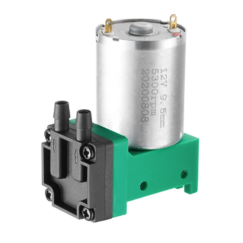 12V 1.6LPM Mini Vacuum Inflate Transmission Pump Diaphragm Air Pump VOC Sample Instrument Durable Easy Install