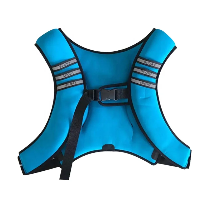 Chaleco ponderado vendedor caliente del neopreno del entrenamiento funcional del gimnasio del hierro suave 6kg para el hombre