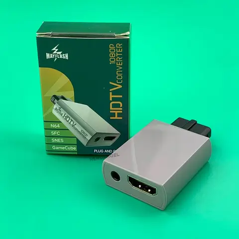 Mayflash For N64/GameCube/SFC/SNES to HDMI-compatible Converter Adapter Support 1080P 3.5mm Audio for PC HDTV Monitor Display